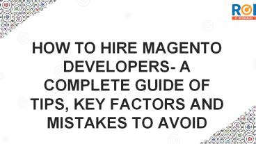 Hire Magento Developers