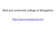 best PU collages in Mangalore (2)