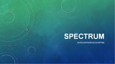 Accounting Services | Accounting Companies in Dubai | Spectrum