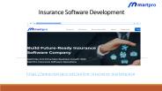 Insurance Software Development