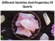 Quartz Crystal Habit and Structure