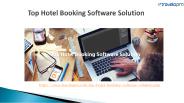 Top Hotel Booking Software Solution