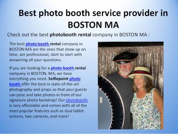 best photobooth service in india