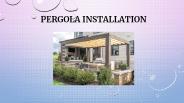 Pergola Installation Toronto
