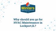 HVAC Maintenance in Lockport IL