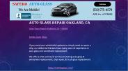 Auto Glass Repair Oakland, CA
