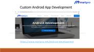 Custom Android App Development