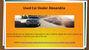 Used Car Dealer Alexandria