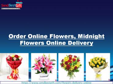 Midnight Flowers Online Delivery - Sendbestgift
