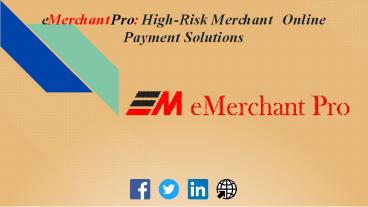 High-Risk Payment Gateway USA
