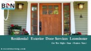 Residential Exterior Door Services Leominster