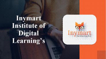 INYMART   INSTITUTE OF DIGITAL LEARNING'S