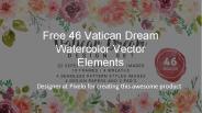 Watercolor Floral Frame