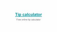 calulate tip
