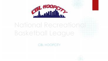 National Recreational Basketball League - CBLHoopCity