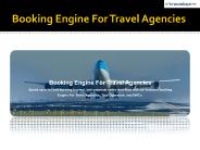 Booking Engine For Travel Agencies