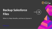 Backup Files from Salesforce to External Cloud