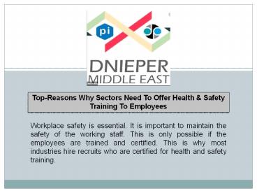 Top-Reasons Why Sectors Need To Offer Health & Safety Training To Employees