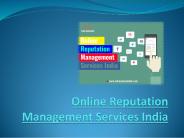 Manage Your Reputation With Online Reputation Management Services India