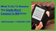 Solve Kindle Won’t Connect To Wifi Error