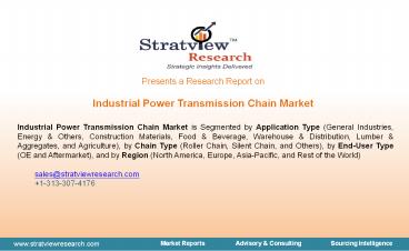 Industrial Power Transmission Chain Market Size