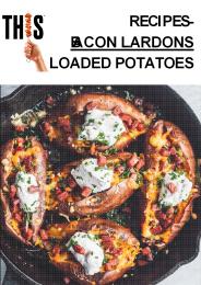 BACON LARDONS LOADED POTATOES