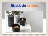 High-Quality Soy Wax Candles: Black Light Candle