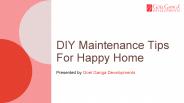 Easy Maintenance Tips For Your Home