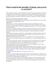 Difference between Generic Valtrex vs. brand-name Valtrex medicine