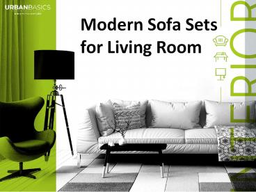 PPT – Modern Sofa Sets for Living Room PowerPoint presentation | free ...
