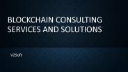 Blockchain Technology Solutions and Services