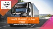 Freight Dispatch in Las Vegas - raiderdispatch.com
