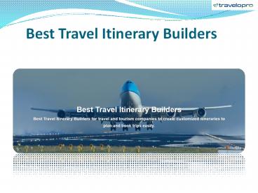Best Travel Itinerary Builders