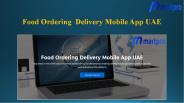 Food Ordering  Delivery Mobile App UAE