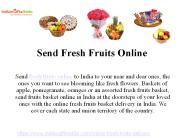 Fresh Fruits Online - Indiangiftsadda