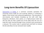 Long-term Benefits Of Liposuction
