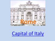 Capital of Italy - Currency and official languages