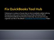 QuickBooks Tool Hub Program (Download, Install & Uses of It)
