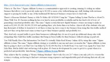 7 Figure Affiliate System Review