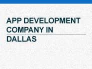 App Development Company in Dallas USA