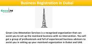 What is the process of Business Registration in Dubai?