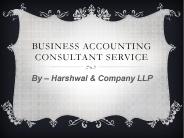 Business Accounting Consulting Services in the USA – HCLLP
