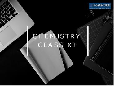 Chemistry Online Classes as per CBSE's class 11 chemistry syllabus