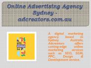 Online Advertising Agency Sydney - adcreators.com.au