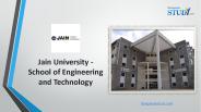 Jain University - School of Engineering and Technology