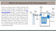 What Is the Importance of Gas Chromatography?