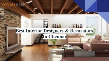 Best interior designers And decorators Chennai
