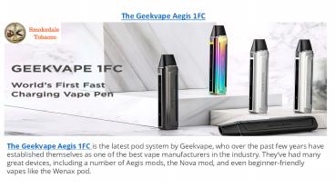 The Geekvape Aegis 1FC