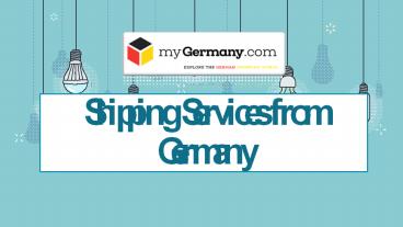 Shipping Services from Germany (1)