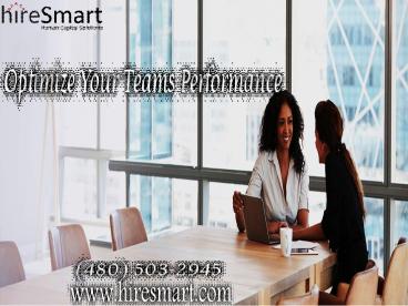 Optimize Your Team Performance